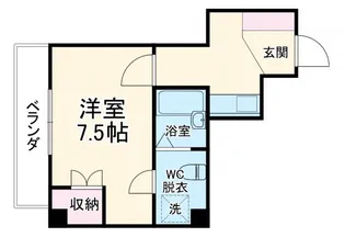 サンリコービル【4階】の間取り