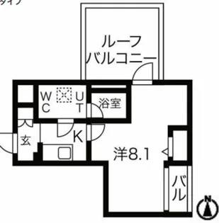 パティーナ中野【4階】の間取り