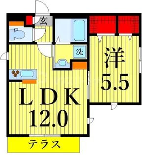 メゾンベール桜【1階】の間取り
