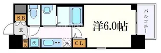 エステムコート名古屋栄プレシャス【6階】の間取り