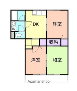 グリーンフルうちはら【2階】の間取り