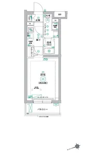 RELUXIA赤羽志茂【5階】の間取り
