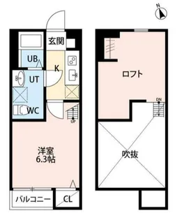 FERIO相模原【1階】の間取り