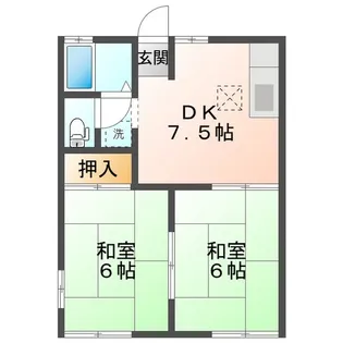 カーサフェニックス【1階】の間取り