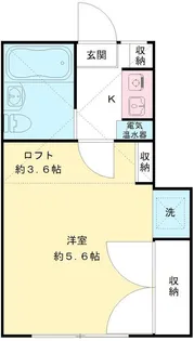 フラワーハイム【1階】の間取り
