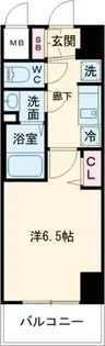 プレサンス神戸キュリオ【5階】の間取り
