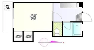 小野寺コーポ【3階】の間取り