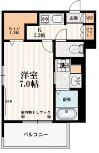 ハーモウィル桜木【2階】の間取り