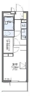 レオパレス鳥戸II【3階】の間取り