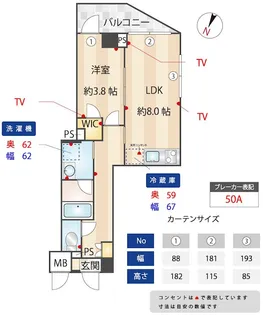 ZOOM下丸子【2階】の間取り