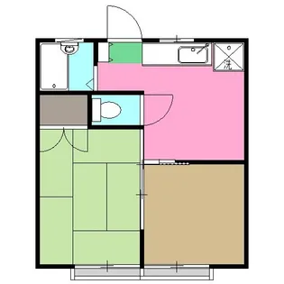 シャルムスズキIII【1階】の間取り