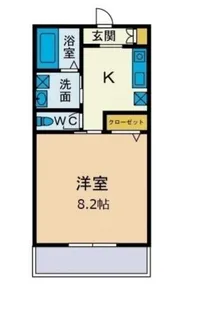 コンフォートドゥエル【2階】の間取り