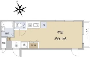 下北沢グルンハイム【3階】の間取り