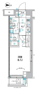 CREALpremier大島【6階】の間取り