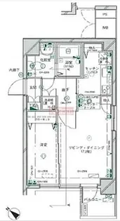 スカーラ武蔵小山【2階】の間取り