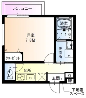 フジパレス豊里中央公園3番館【3階】の間取り