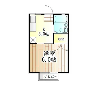 ル・ショコラ本厚木【2階】の間取り