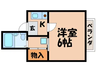 タウンハウス八木の間取り
