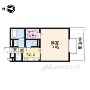セジュールKaMiNs【1階】の間取り