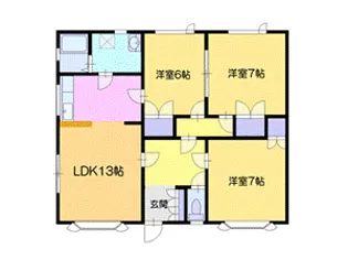 プレジオ松ヶ枝【2階】の間取り