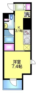 アトラス秋葉原CALMODE【6階】の間取り