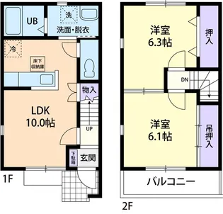 グリシーナの間取り
