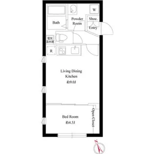 CASA PIAZZA 新小岩【3階】の間取り