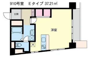 高田馬場ヒルサイドパレス【9階】の間取り