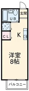 ハイネス下野谷【2階】の間取り