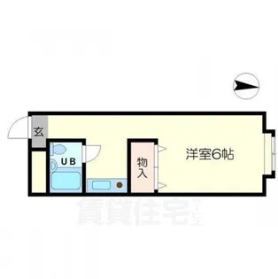 ハイム多摩【1階】の間取り