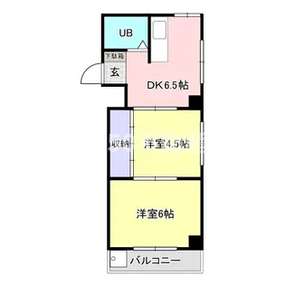白山パレドール【3階】の間取り