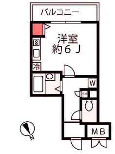 グランヴァン横濱ビアンコーヴォ【5階】の間取り