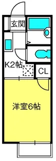 リバーサイド狭山【2階】の間取り