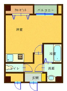 森塚第12マンション【3階】の間取り