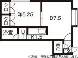 メゾンド発寒【3階】の間取り