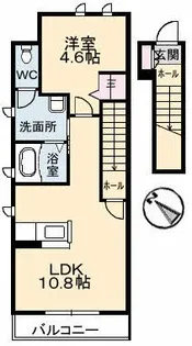 ソレイユ【2階】の間取り