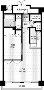 ダイアパレス相模原清新グランガーデン【6階】の間取り