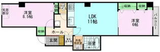 メイジョンドマルセリーヌ尾張町【2階】の間取り
