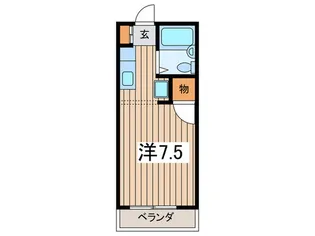 エスポワ-ルツユキ【1階】の間取り