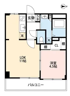 熊本駅南マンション【6階】の間取り