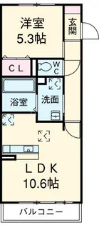 マノワール【2階】の間取り