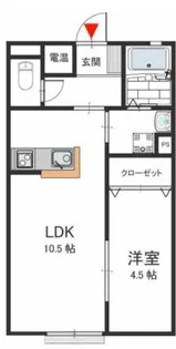 エスポワールコウダ【2階】の間取り
