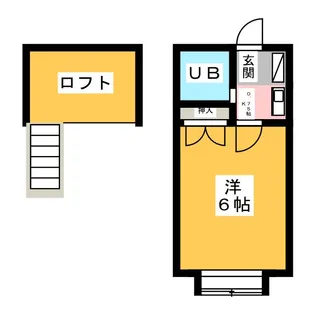 コスモ21梅坪【2階】の間取り