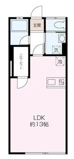 コーププラム【1階】の間取り