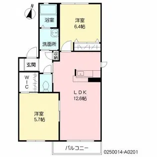 メゾン住吉 A棟【2階】の間取り