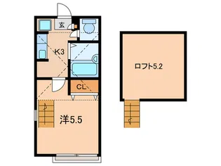 エクセルシア【1階】の間取り