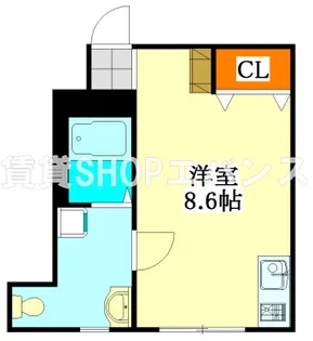 ルミナスハイツ【1階】の間取り