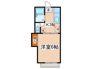 メゾン萩原【1階】の間取り