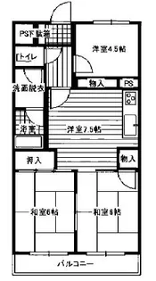 Sグリーンテラス【2階】の間取り
