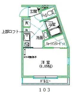 コリネス【1階】の間取り